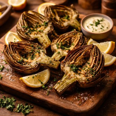 Image of Copycat Hitching Post Grilled Artichokes