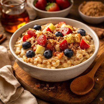 Image of Copycat Mcdonalds Maple Brown Sugar Fruit Oatmeal