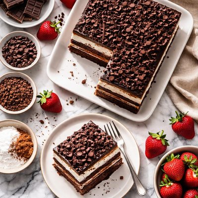 Image of Copycat Olive Garden Chocolate Lasagna