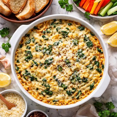 Image of Copycat Olive Garden Hot Spinach and Artichoke Dip