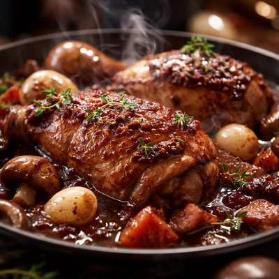Image of Coq Au Vin Chicken Red Wine