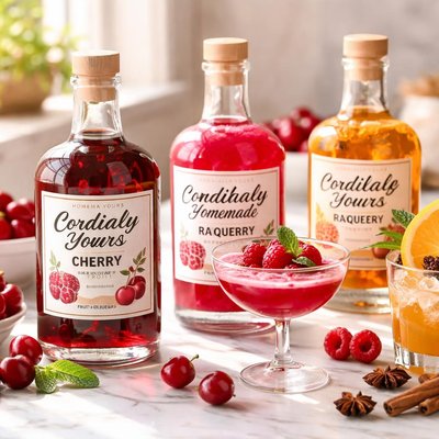 Image of Cordially Yours Homemade Fruit Liqueurs