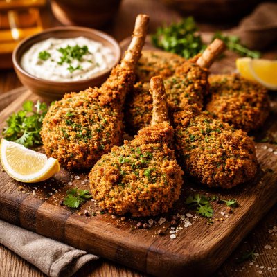 Image of Coriander Crumbed Lamb Cutlets