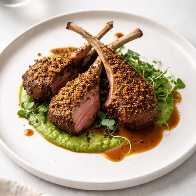 Image of Coriander Crusted Lamb Chops