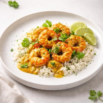 Image of Coriander Curry Shrimp