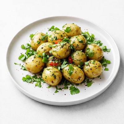 Image of Coriander Scented Baby Potatoes