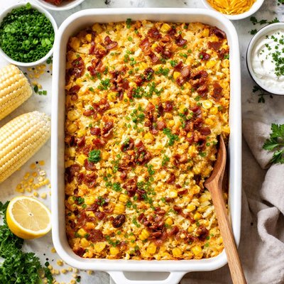 Image of Corn and Bacon Casserole
