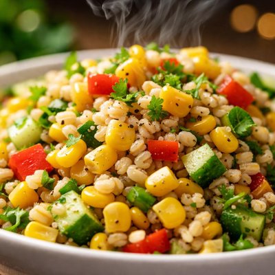 Image of Corn and Barley Salad