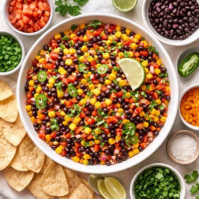 Image of Corn and Bean Salsa
