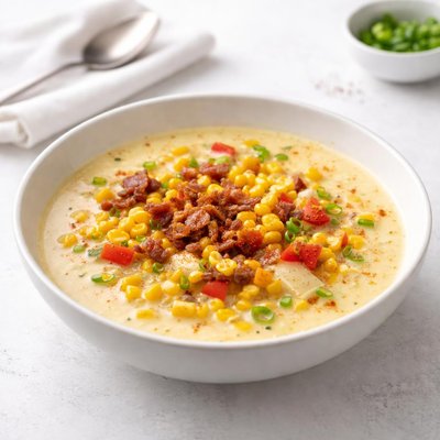 Image of Corn and Bell Pepper Chowder