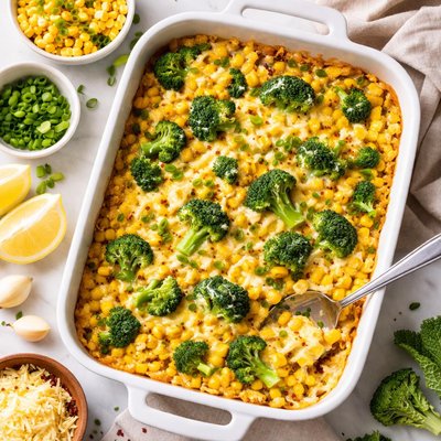 Image of Corn and Broccoli Bake