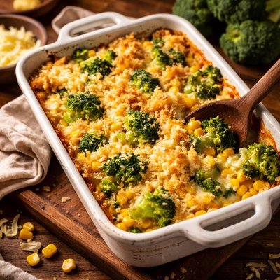 Image of Corn and Broccoli Casserole