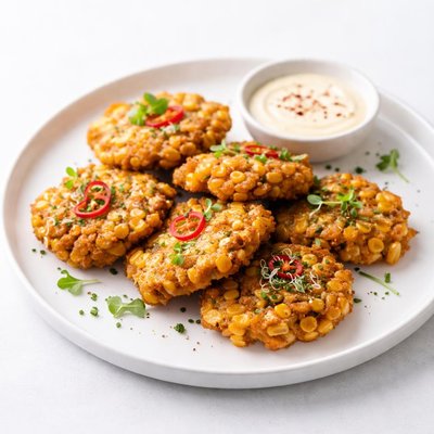 Image of Corn and Crab Fritters