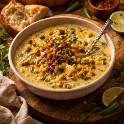Image of Corn and Green Chili Chowder