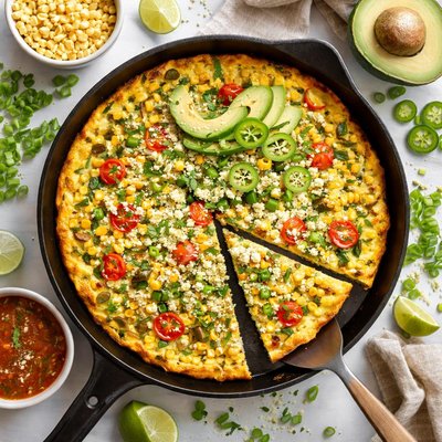 Image of Corn and Green Chili Frittata Ww 4 Points