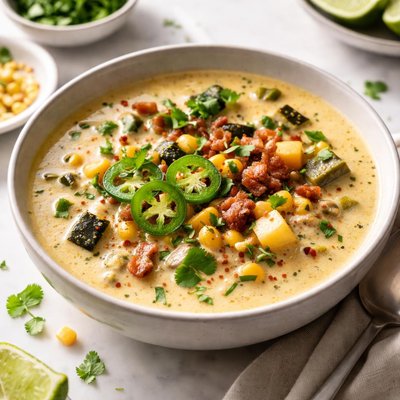 Image of Corn and Poblano Chowder