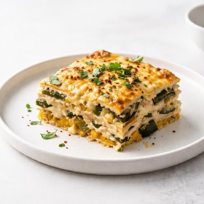 Image of Corn and Poblano Lasagna