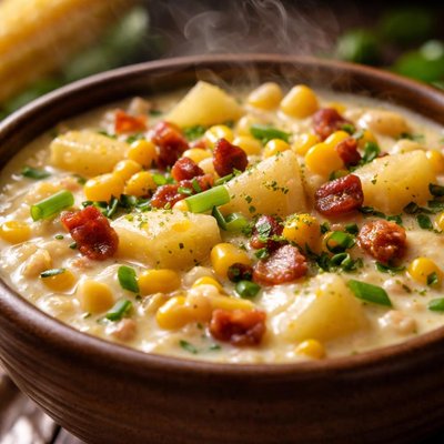 Image of Corn and Potato Chowder Simple Flavorful Versatile