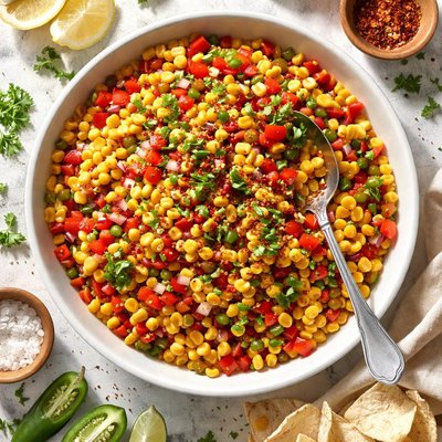 Image of Corn and Red Pepper Medley