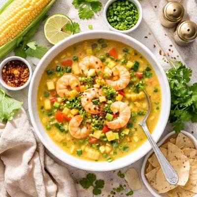 Image of Corn and Shrimp Soup Weight Watchers