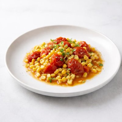 Image of Corn and Stewed Tomatoes