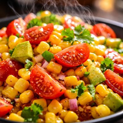 Image of Corn and Tomato Salad