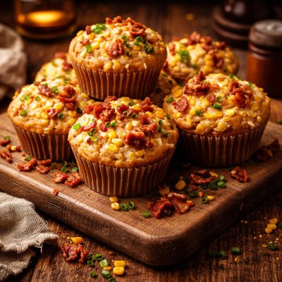 Image of Corn Bacon Muffins