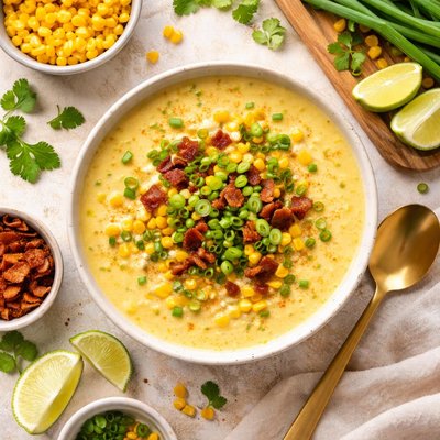Image of Corn Bisque with Green Onions