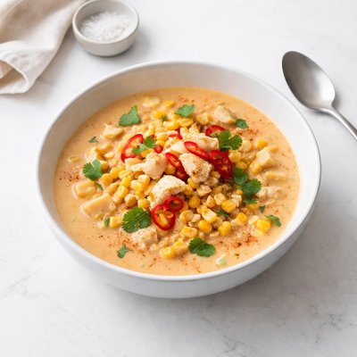Image of Corn Crab and Chipotle Chowder