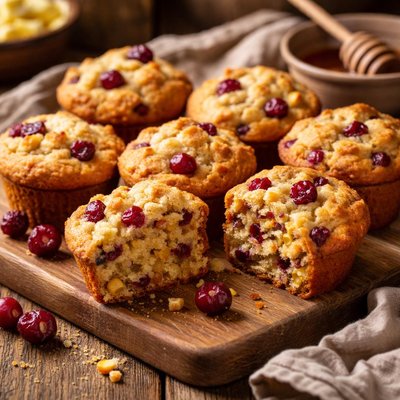 Image of Corn Cranberry Muffins No Wheat