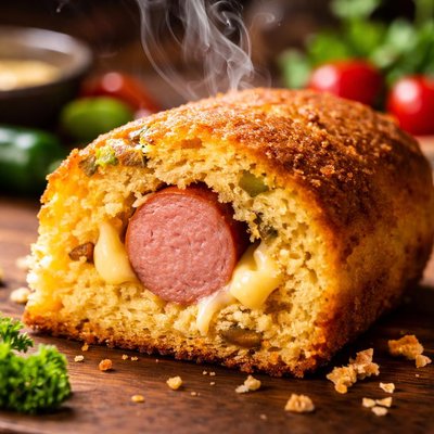 Image of Corn Dog Cake