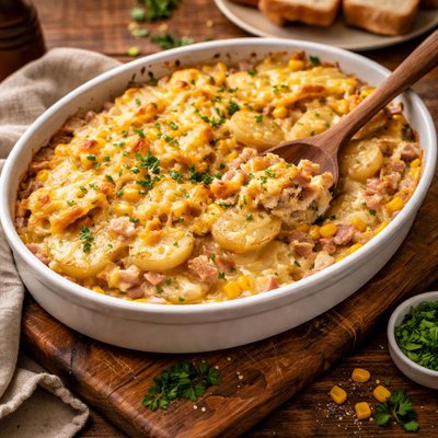 Image of Corn Ham and Potato Scallop