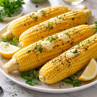 Image of Corn on the Cob Boiled