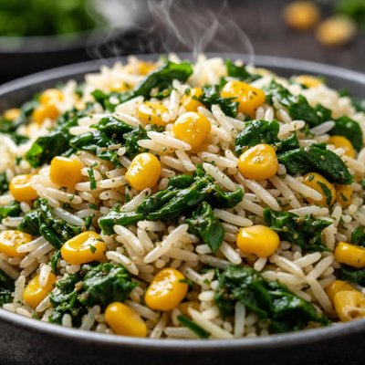 Image of Corn Spinach Rice