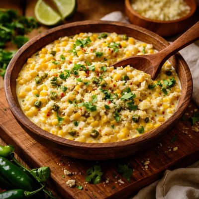 Image of Corn with Cream Cheese Chilies