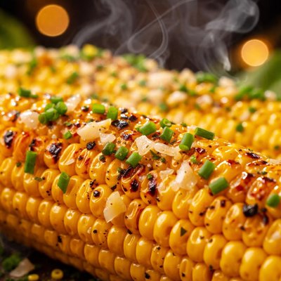 Image of Corn with Garlic and Chives