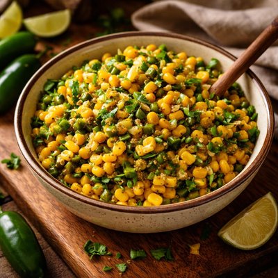 Image of Corn with Green Chilies