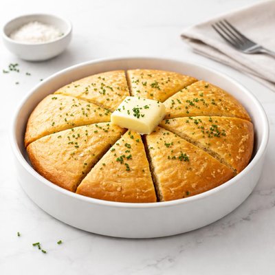 Image of Cornbread in a Round Low Fat