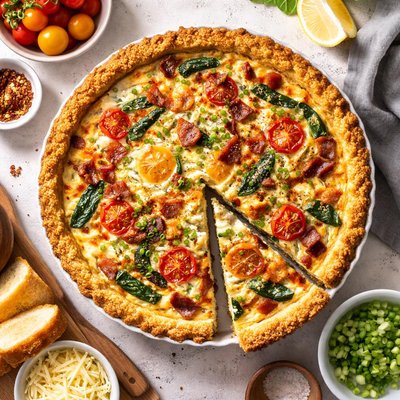 Image of Cornbread Quiche