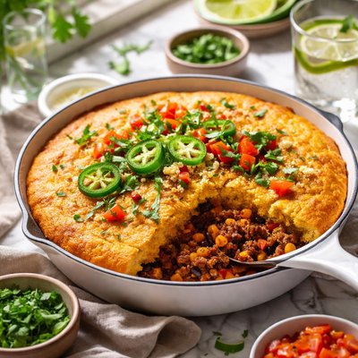 Image of Cornbread Tamale Pie
