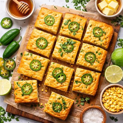 Image of Cornbread with Jalapeno Peppers