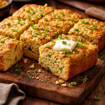 Image of Cornbread with Scallions Cornbread