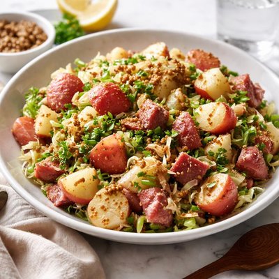 Image of Corned Beef and Cabbage Potato Salad