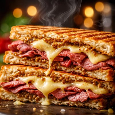 Image of Corned Beef and Fontina Panini