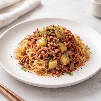 Image of Corned Beef Hash Noodles