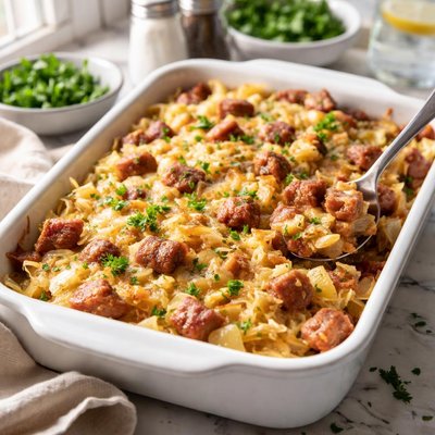 Image of Corned Beef N Cabbage Casserole