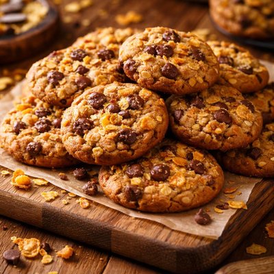 Image of Cornflake Chocky Rocks Chocolate Chip Cookies