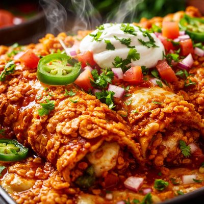 Image of Cornflake Enchiladas