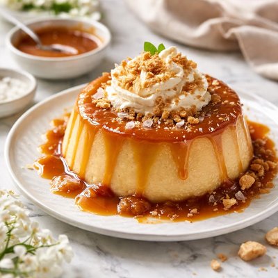 Image of Cornish Caramel Pudding