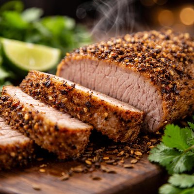 Image of Cornmeal and Cumin Pork Loin